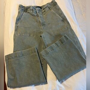 GAP Factory High-Rise Wide-Leg Jeans